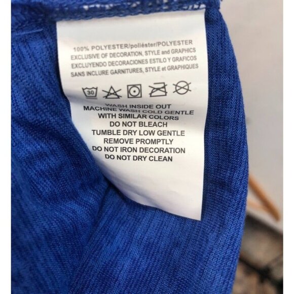 Atlanta Braves Long Sleeve Shirt MLB Baseball Logo Royal Blue Adult Medium M NWT - Picture 8 of 9